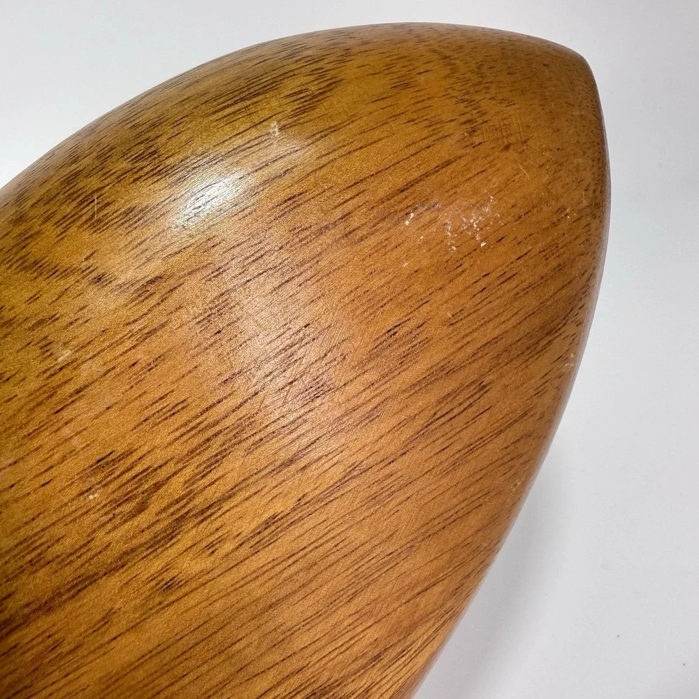 Vintage‎ MCM Serving Fruit Tray Bowl Taverneau Wood Banana Philippines